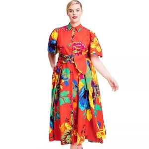 Beautiful floral print Christopher John Rogers dress